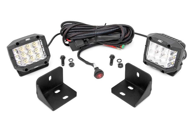 Can-Am Defender R Facing 3" Chrome Series LED Kit 16-22 Defender 71024