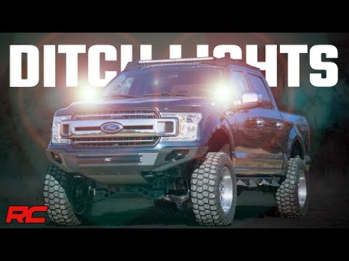 Ford 2" LED Lower Windshield Spot Beam Ditch Kit 15-21 F-150 71028