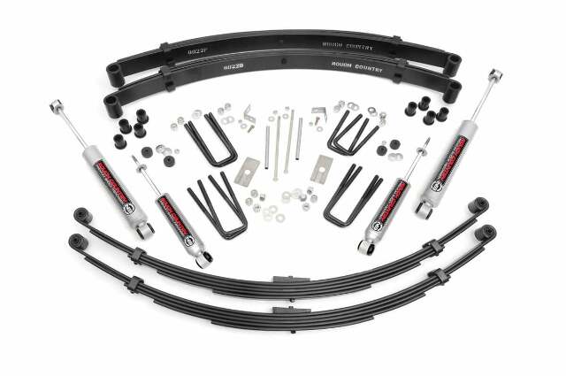 Rough Country 3 Inch Lift Kit RR Springs For Toyota Truck 4wd 1979-1983 71030