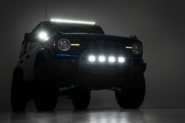 40" Single Row LED Light Windshield Ford Bronco 2021 -5