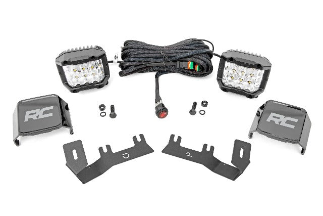 LED Light Ditch Mount 3" OSRAM Wide Chevy/GMC 1500 14-18 -1