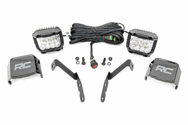 LED Light Ditch Mount 3" OSRAM Wide Chevy 1500 2007-2013 -1