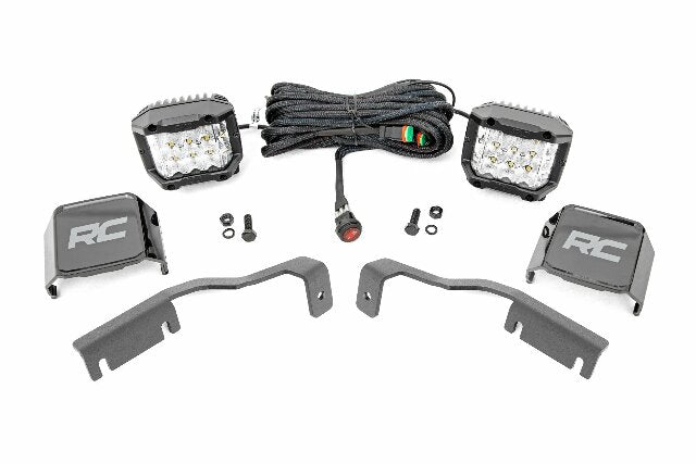 LED Light Ditch Mount 3" OSRAM Wide Nissan Frontier 2022 -1