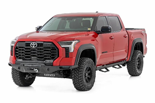 SRL2 Adj Aluminum Steps CrewMax Toyota Tundra 2022-2024 -2