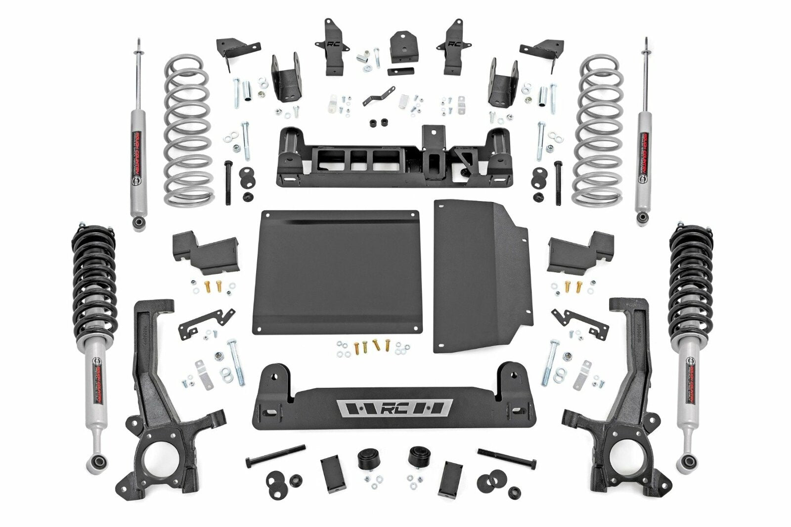 Rough Country 6" Lift Kit N3 Strut Rear Coil for Toyota Tundra 4WD 22-25 -1