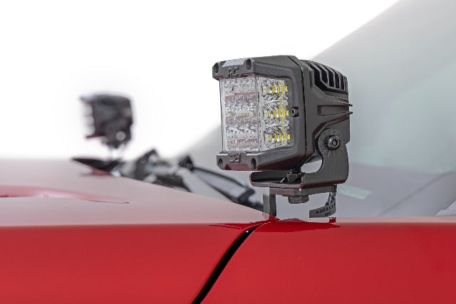LED Lights Ditch Mount 2" Black Pair Spot Toyota Tacoma 2024 72101