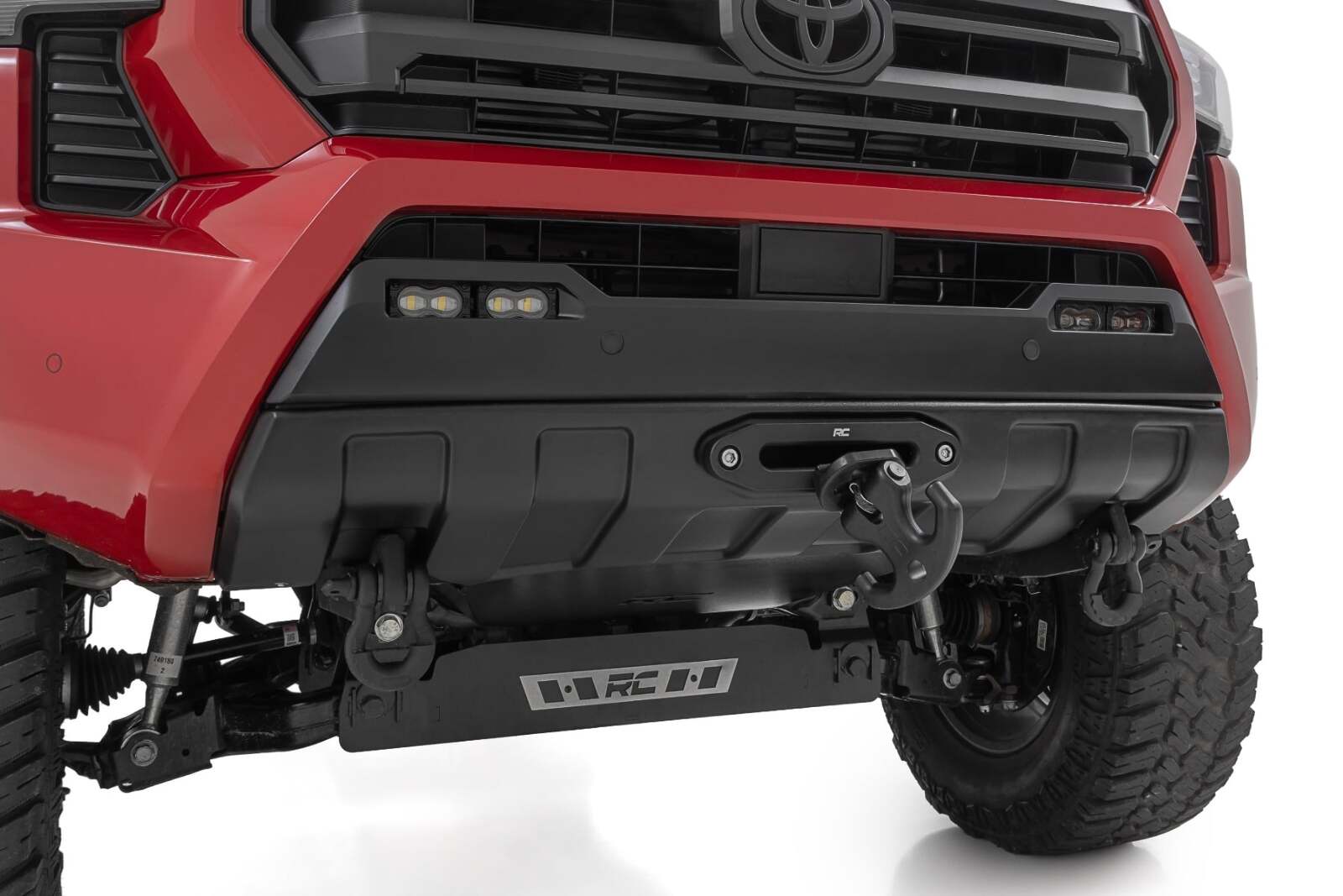 Rough Country LED Fog Lights 3x1.75" Black Series Yellow for Toyota Tacoma 24-26 72120