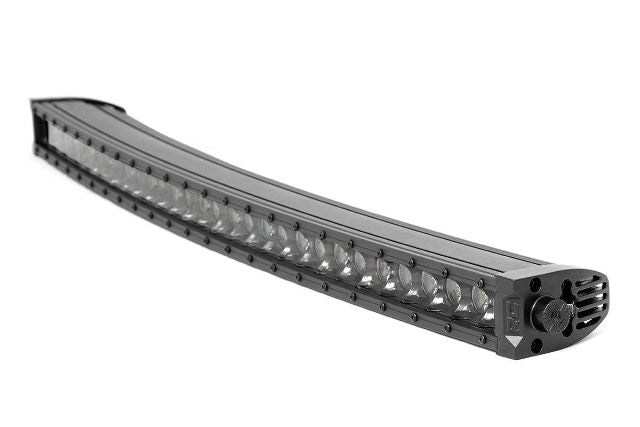 30" Curved Cree LED Light Bar-Single Row Blk Series Cool White DRL -2
