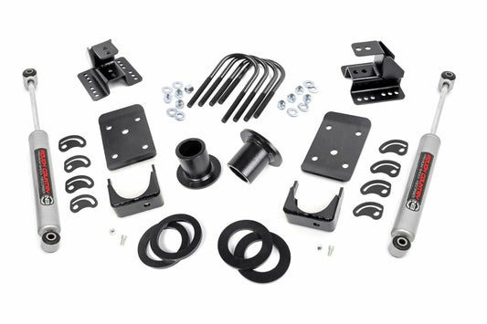 Rough Country 1-2in/4in GM Lowering Kit 07-14 1500 PU 2WD 728.20