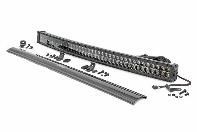 40" Curved Cree LED Light Bar Dual 36000 Lumens Black Series w/DRL
