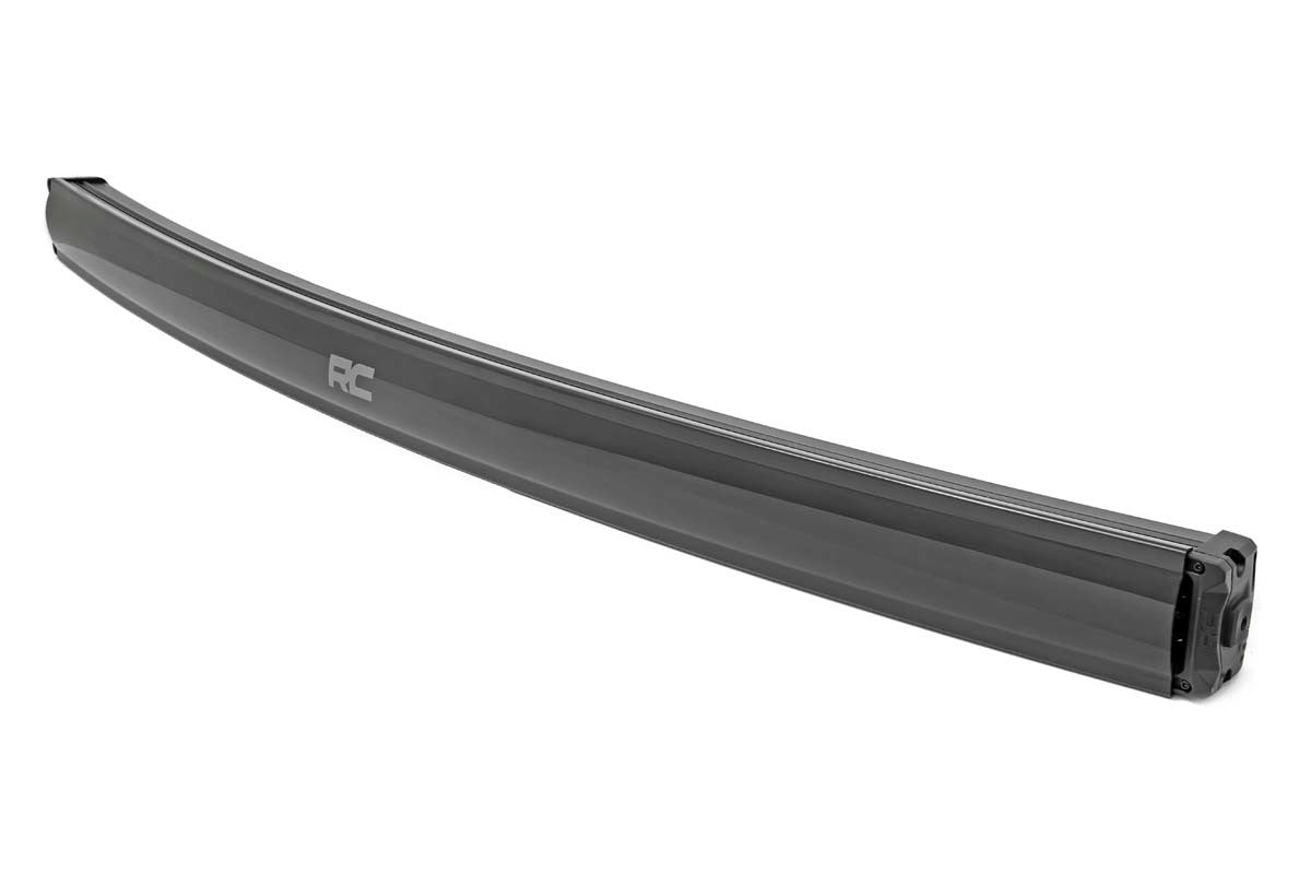 Rough Country 50" Curved Cree LED Light Bar Dual Row Black Series w/White DRL 72950BD