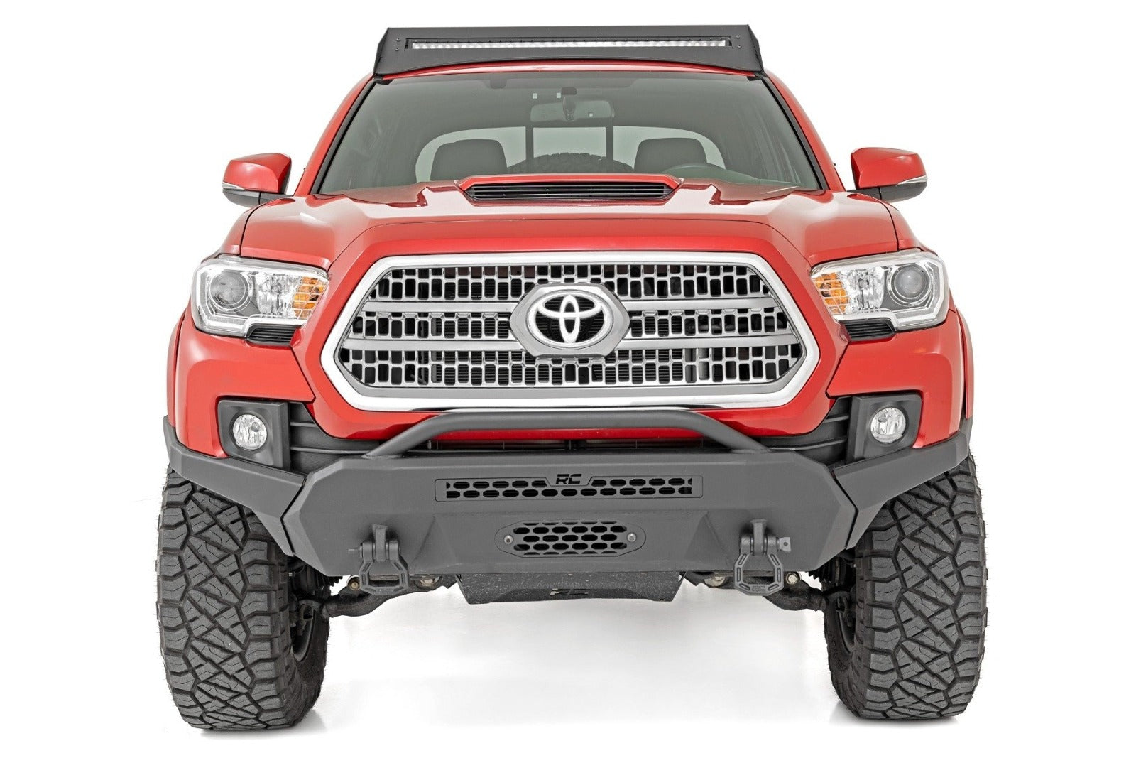 Rough Country Roof Rack w/ Front 40" LED Light for Toyota Tacoma Crew Cab 05-23