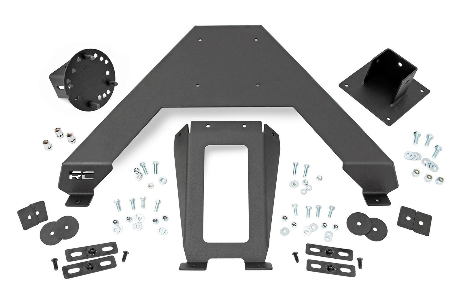 Rough Country Bed Mount Spare Tire Carrier 5x5.5 6x5.5 6x135 & 5x5.0 Patterns 73110