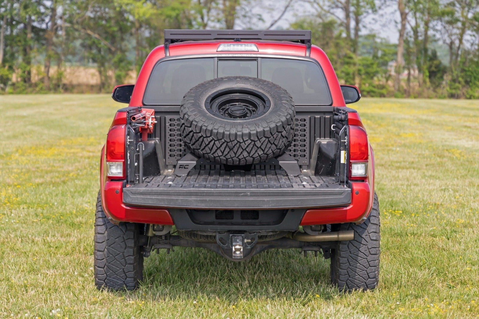 Rough Country Bed Mount Spare Tire Carrier 5x5.5 6x5.5 6x135 & 5x5.0 Patterns 73110