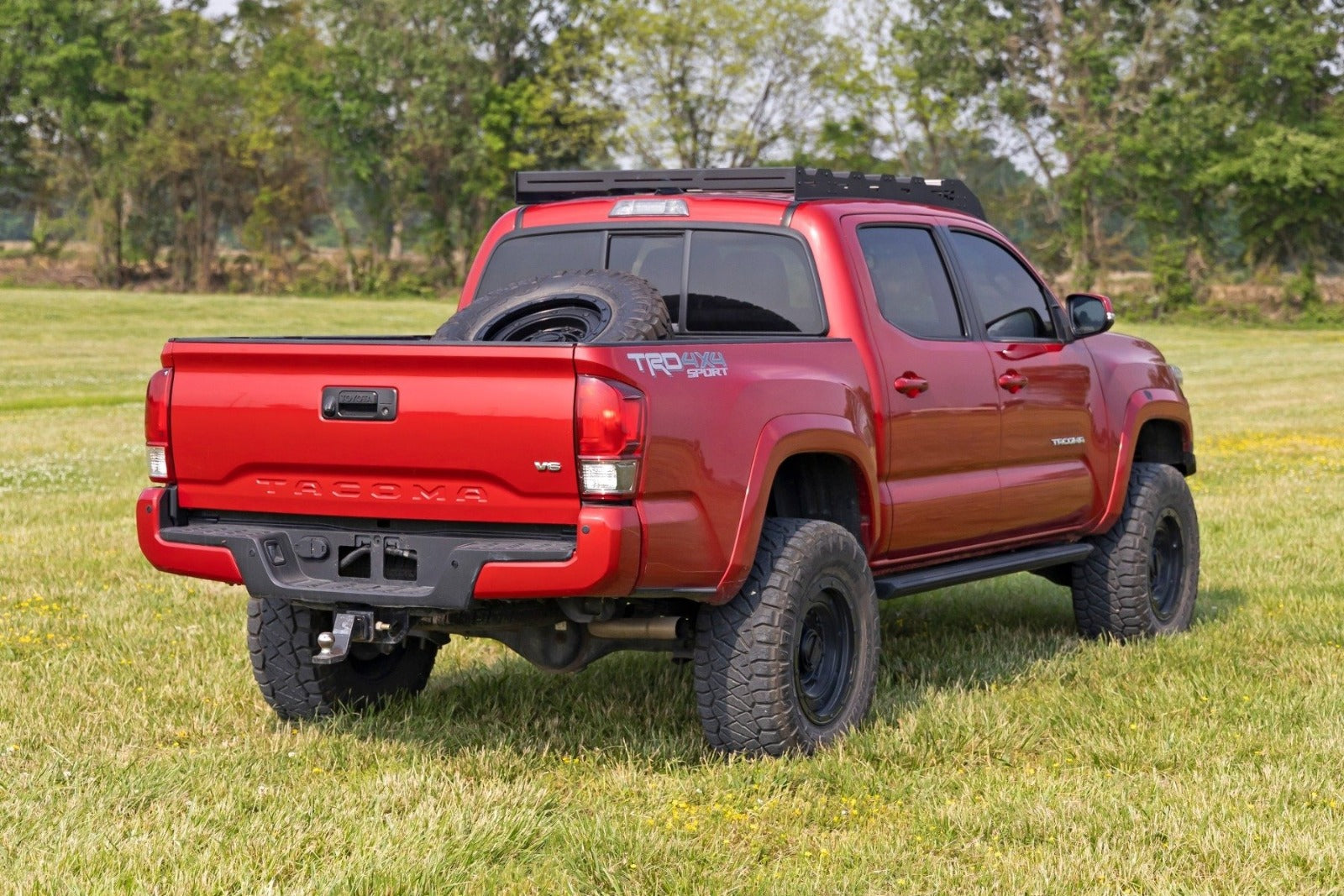 Rough Country Bed Mount Spare Tire Carrier 5x5.5 6x5.5 6x135 & 5x5.0 Patterns 73110