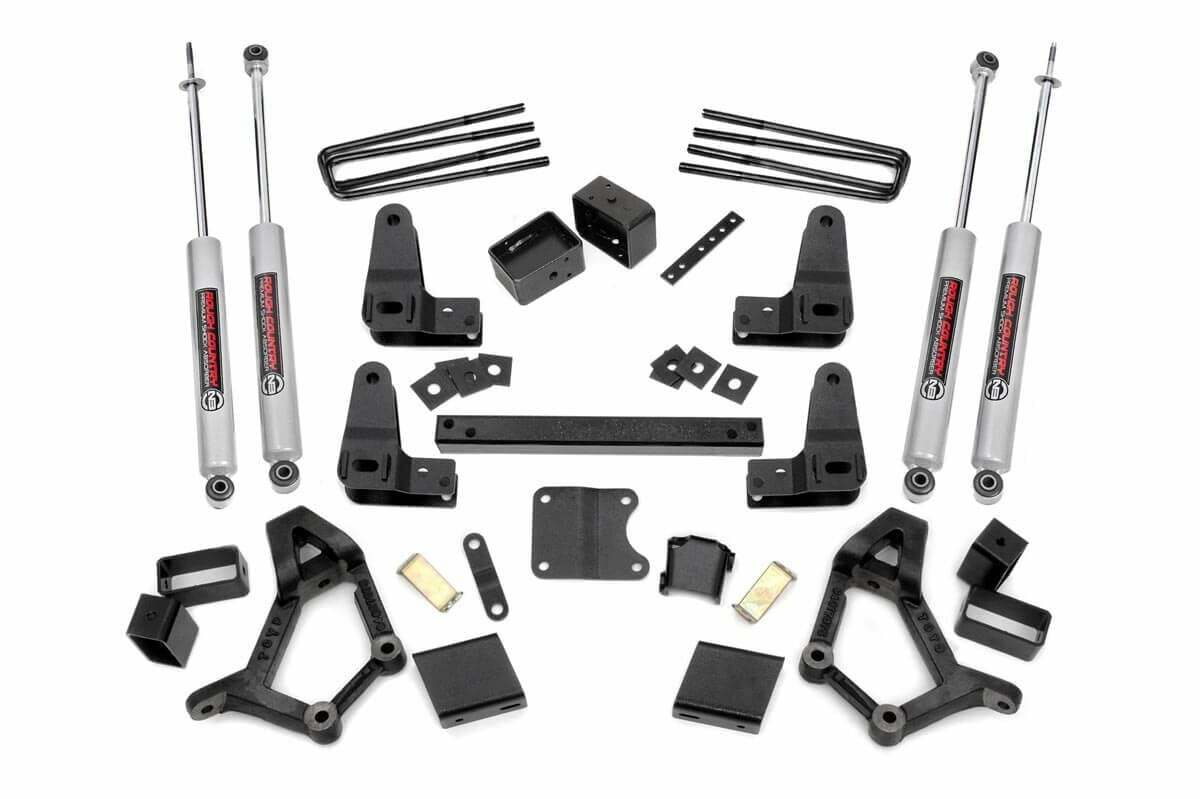 Rough Country 4-5in Suspension Lift Kit For Toyota Ext Cab -1