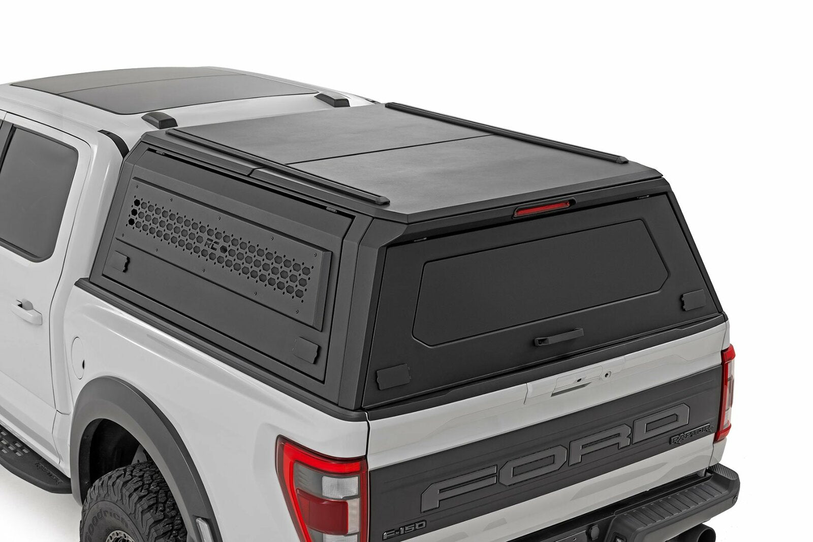 Rough Country Truck Bed Cap | Modular | 5'7" Bed | for Ford F-150 2021-2025 -1