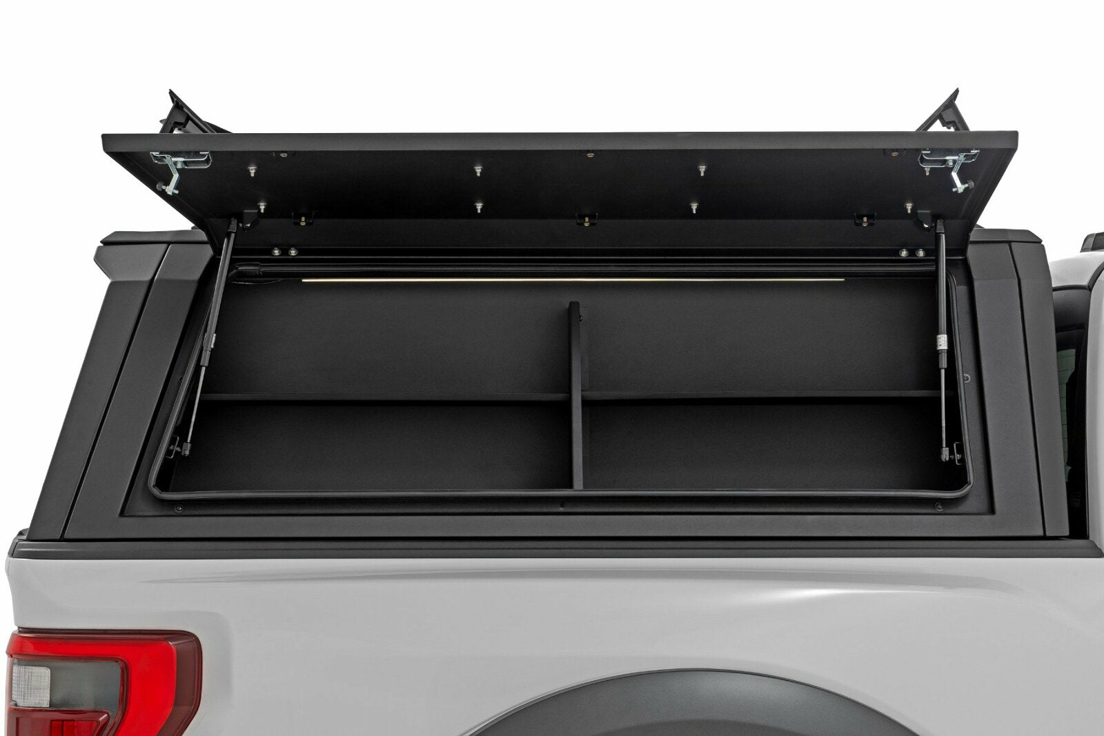 Rough Country Bed Cap Side Shelf Storage Bin | Passengers Side -1