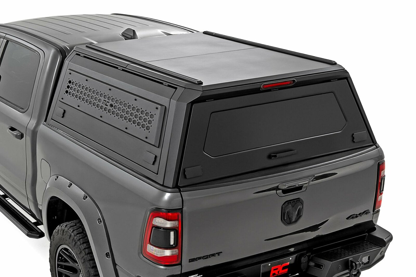 Rough Country Truck Bed Cap | Modular | 5'7" Bed | for Ram 1500 19-25/TRX 21-24 -1