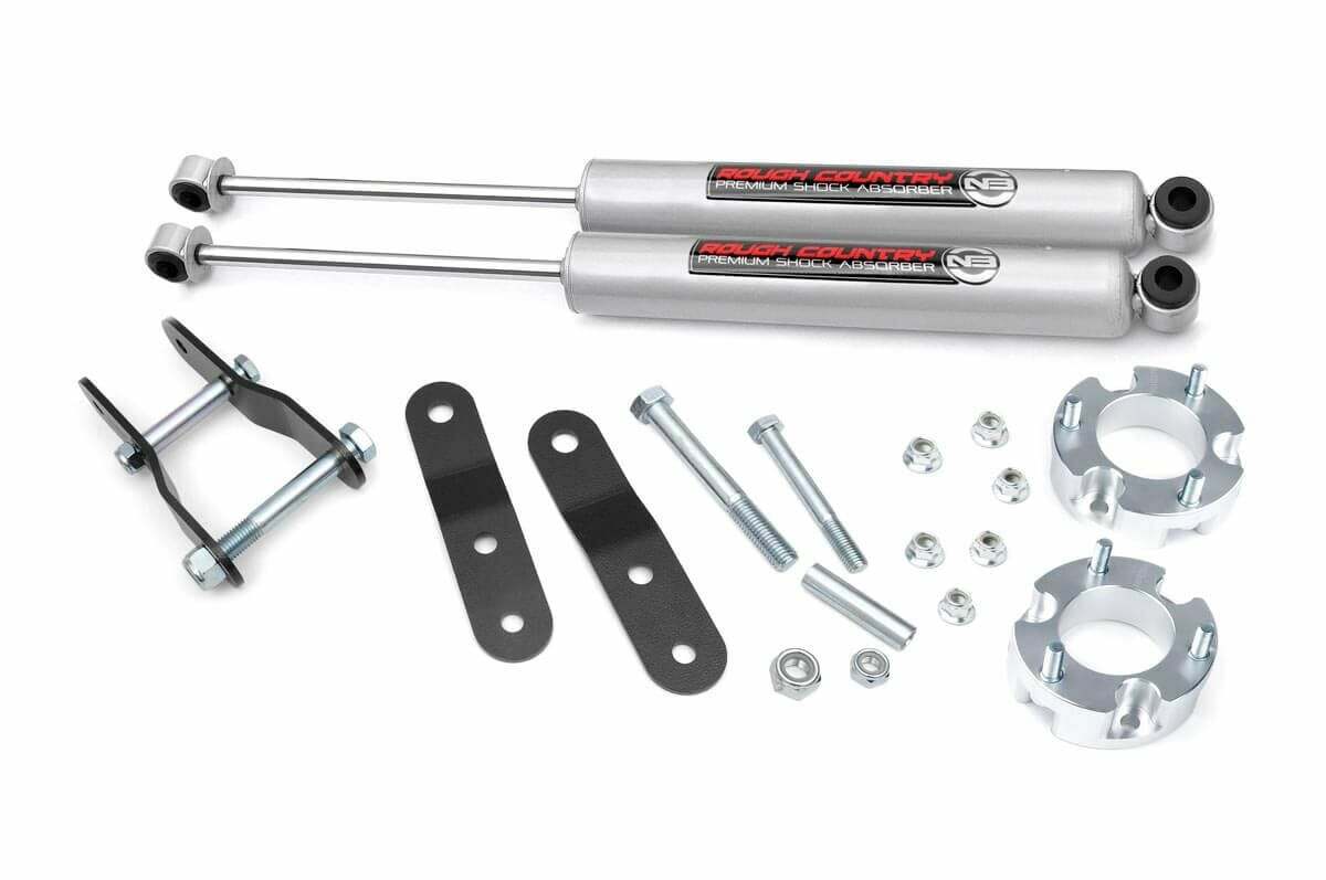 Rough Country 2.5 Inch Lift Kit For Toyota Tacoma 2WD/4WD (1995-2004) -74030 -1