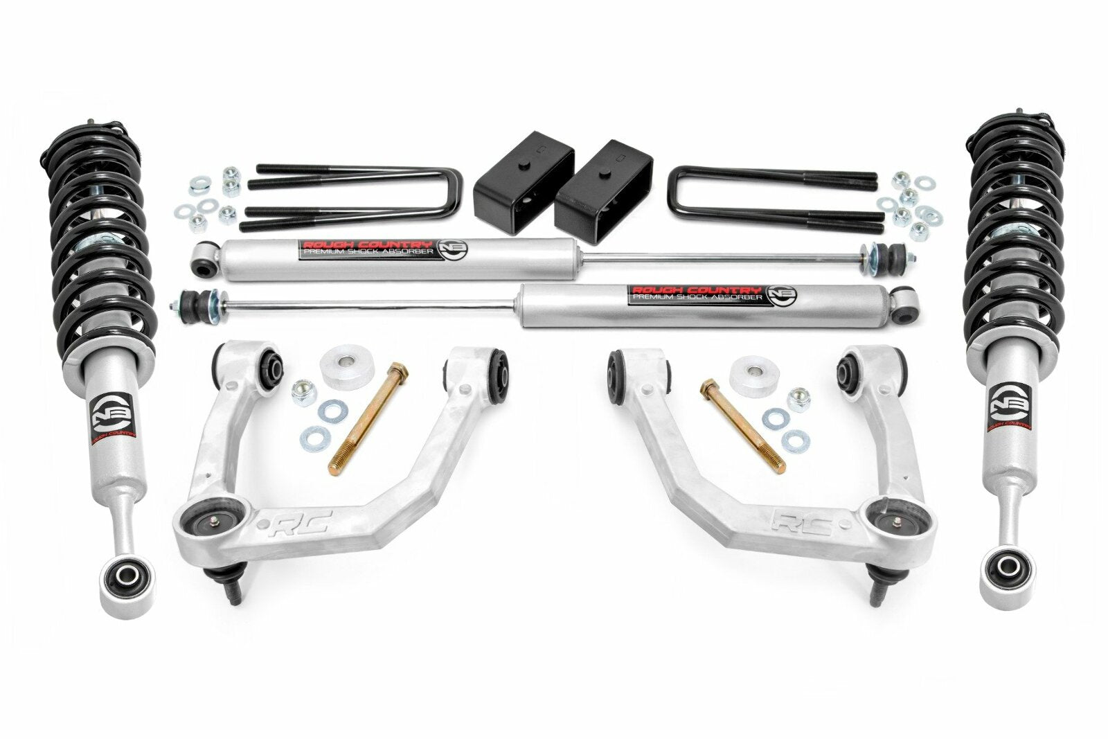 Rough Country 3.5" For Toyota Lift w/N3 Struts & N3 Shocks 05-23 Tacoma -1