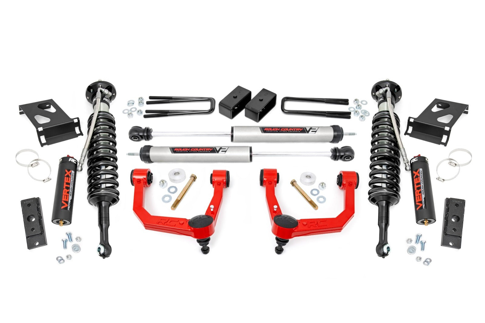 Rough Country 3.5" Lift Kit UCA Vertex/V2 for Toyota Tacoma 4WD 05-23 -1