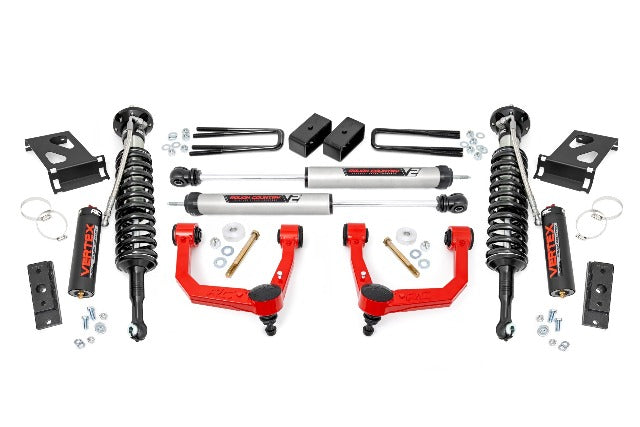 Rough Country 3.5" Lift Kit UCA Vertex/V2 for Toyota Tacoma 4wd 05-23 74257RED