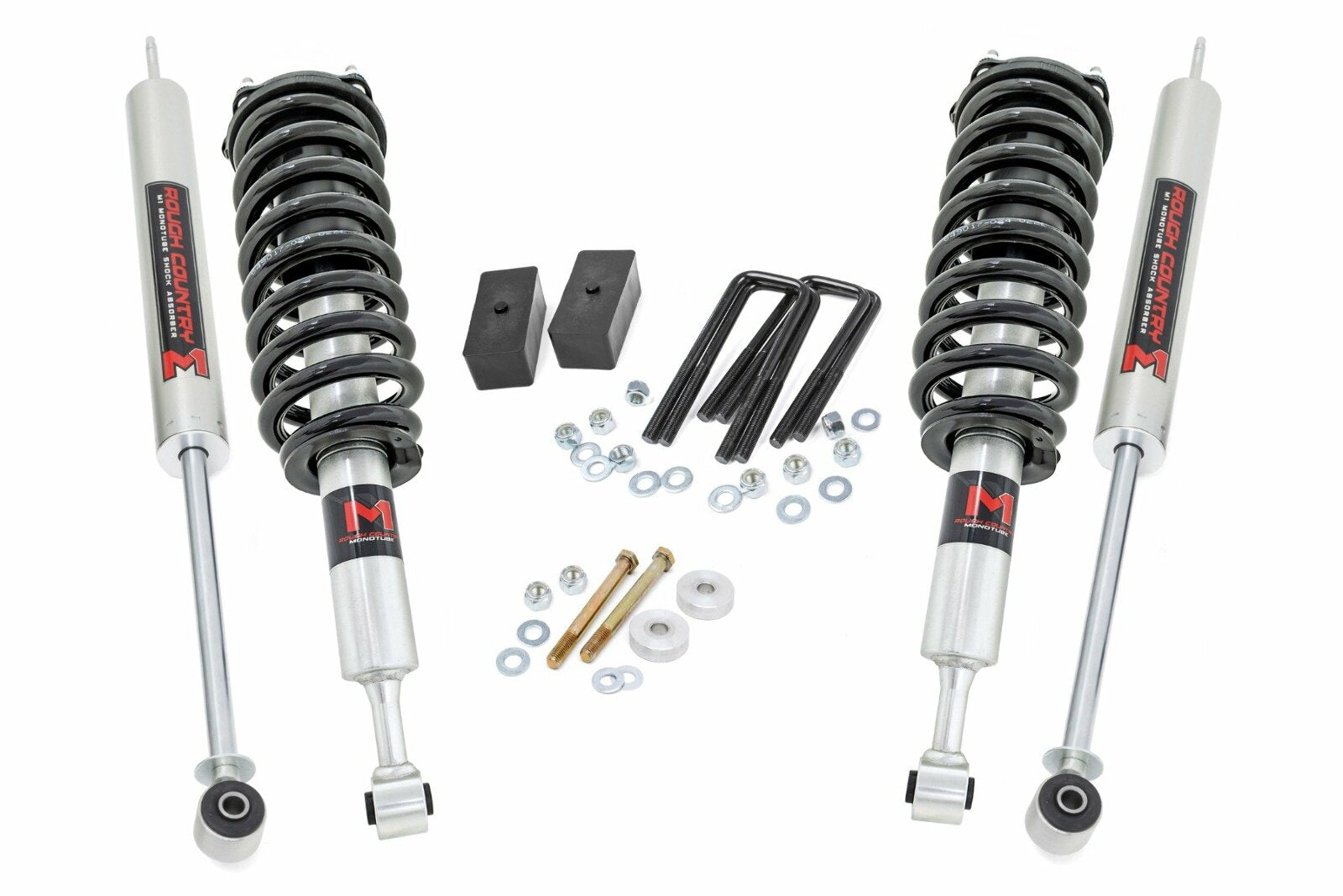 Rough Country 3 Inch Lift Kit M1 Struts/M1 for Toyota Tacoma 4WD 2005-2023 -1