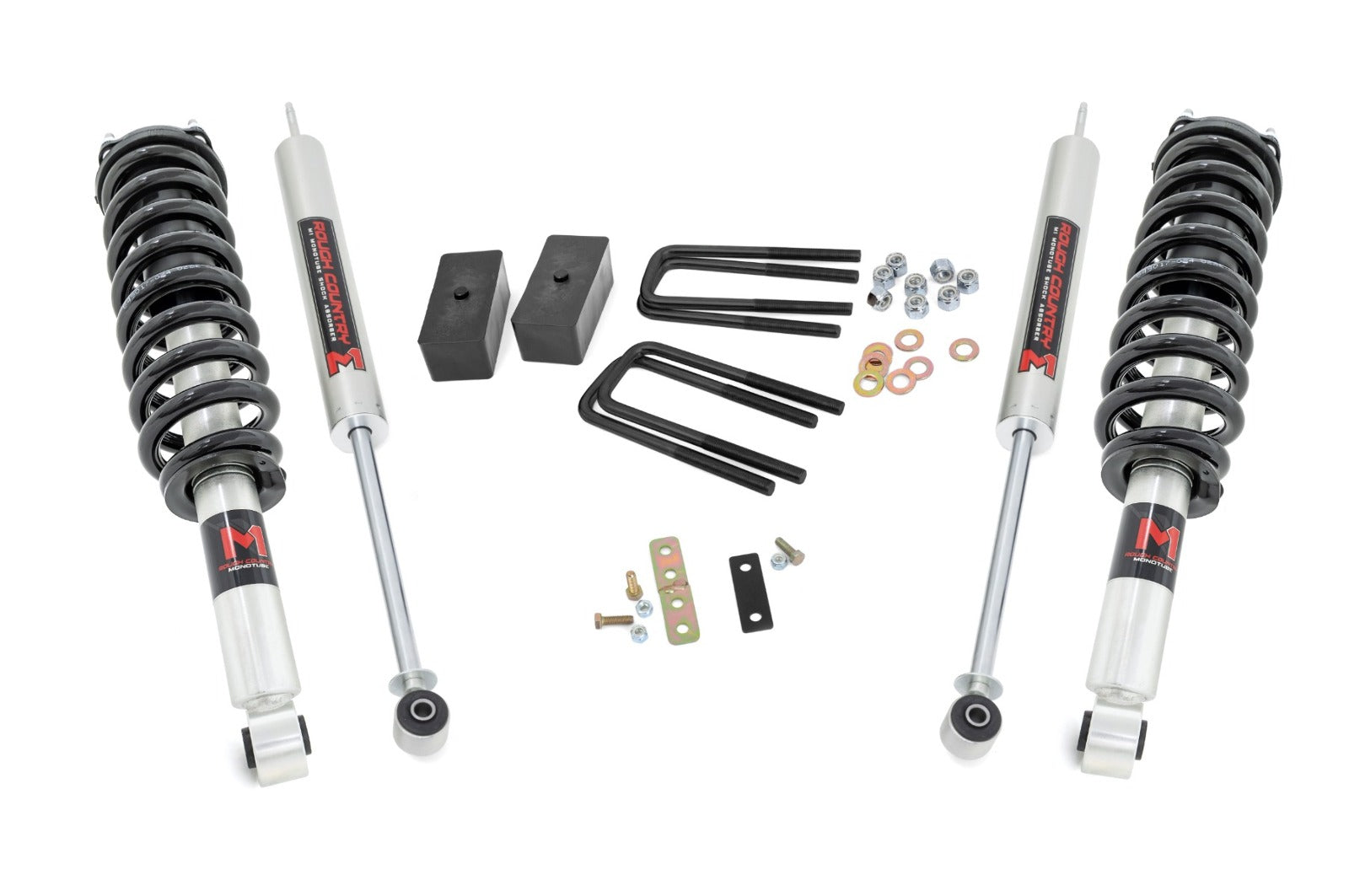Rough Country 2.5 Inch Lift Kit M1 Struts/M1 for Toyota Tundra 4WD 00-06 -1