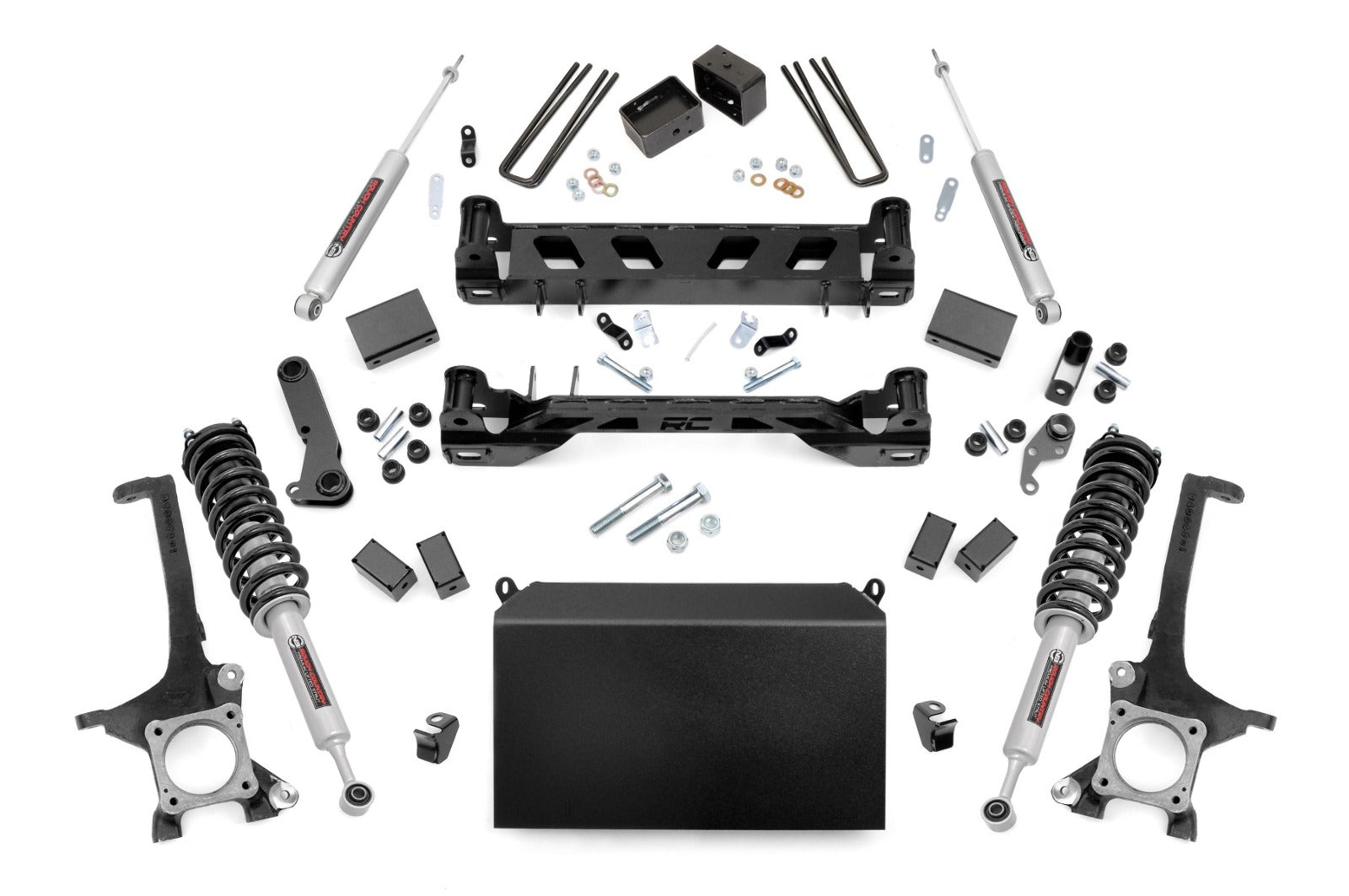 Rough Country 4.5in For Toyota Suspension Lift Kit w/ N3 Struts 07-15 Tundra -1