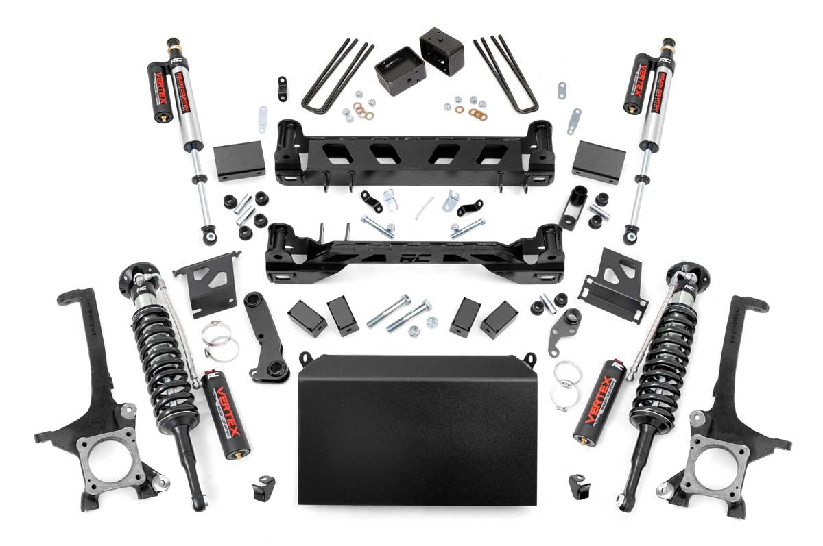 Rough Country 6in Suspension Lift Kit w/Vertex Shocks fits Toyota 07-15 Tundra -1