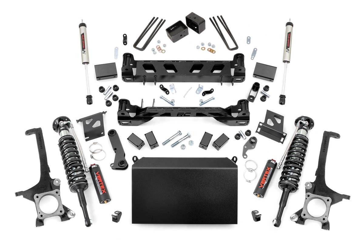 Rough Country 6" Suspension Lift Kit for Toyota Tundra 07-15 w/Vertex Coilovers -1