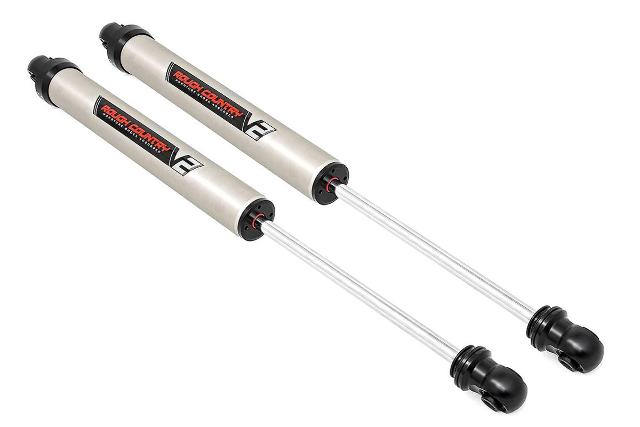Rough Country Chevy Avalanche 1500 07-13 V2 Rear Monotube Shocks Pair 7-8" -1