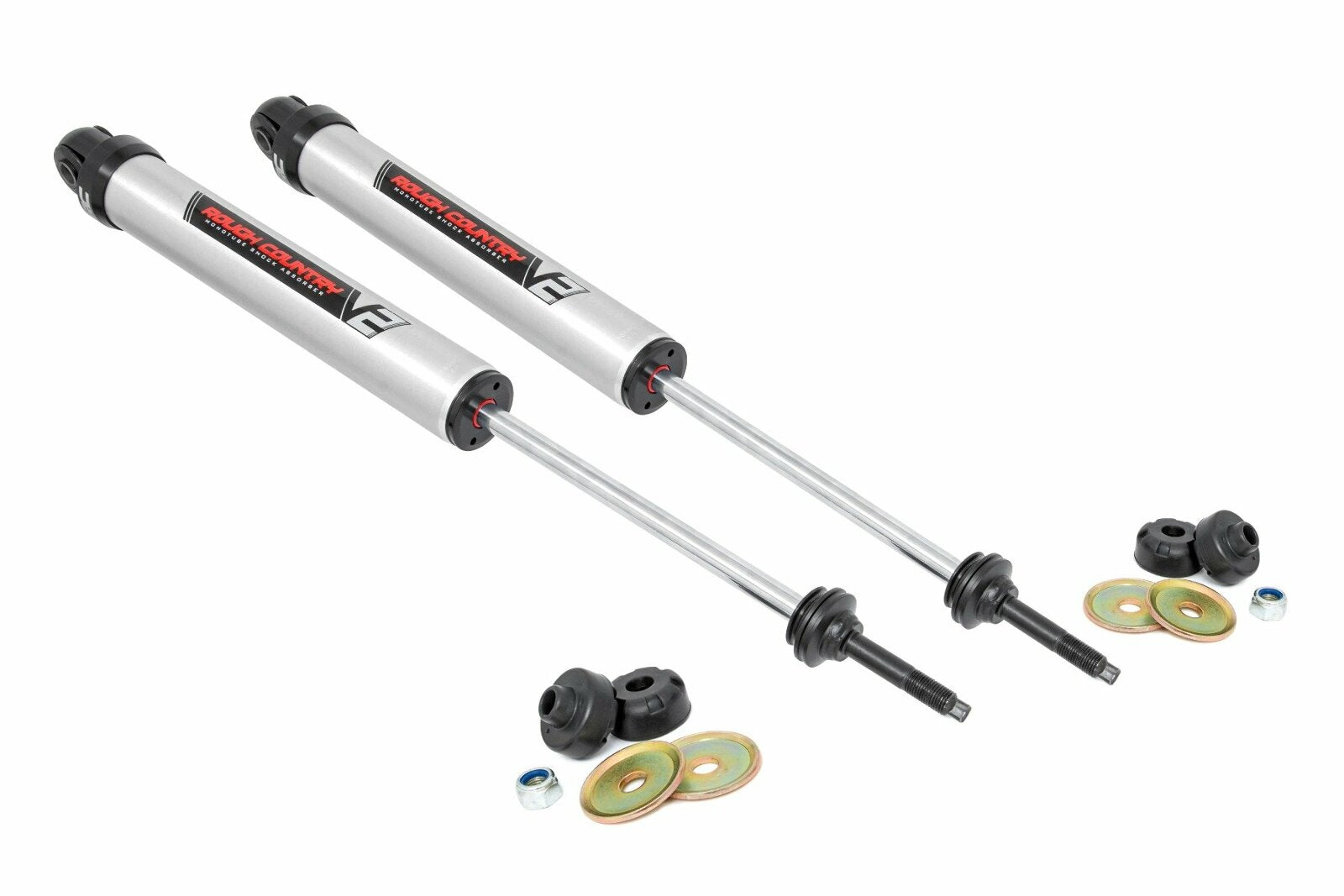 Rough Country for Dodge/Ram 2500/3500 4WD 03-20 V2 Front Shocks Pair 2.5" -1