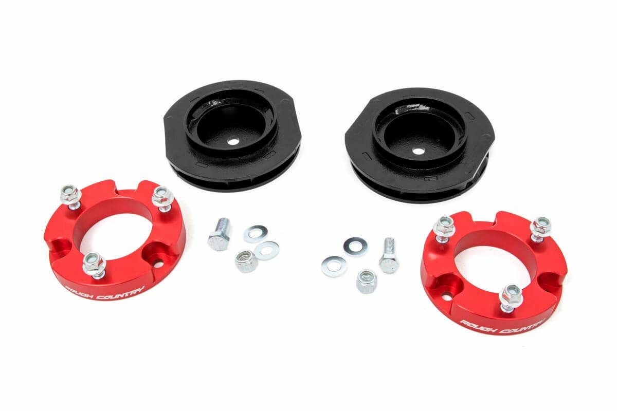 Rough Country 2in Suspension Lift Kit Red fits Toyota 03-09 4-Runner 4WD -1