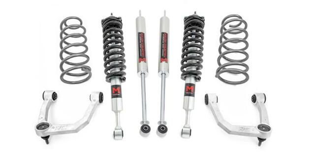 Rough Country 3" Lift Upper Arms RR Coils M1 Struts for Toyota 4Runner 10-23 76642