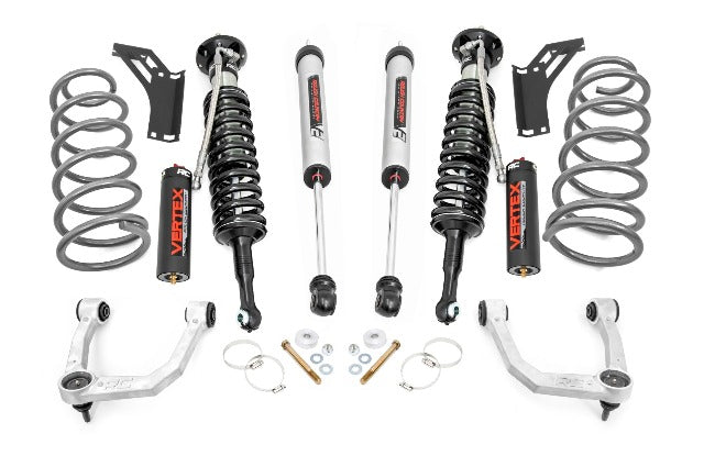 Rough Country 3" Lift Kit Upper Arms RR Coils Vertex/V2 for Toyota 4Runner 10-23 76658