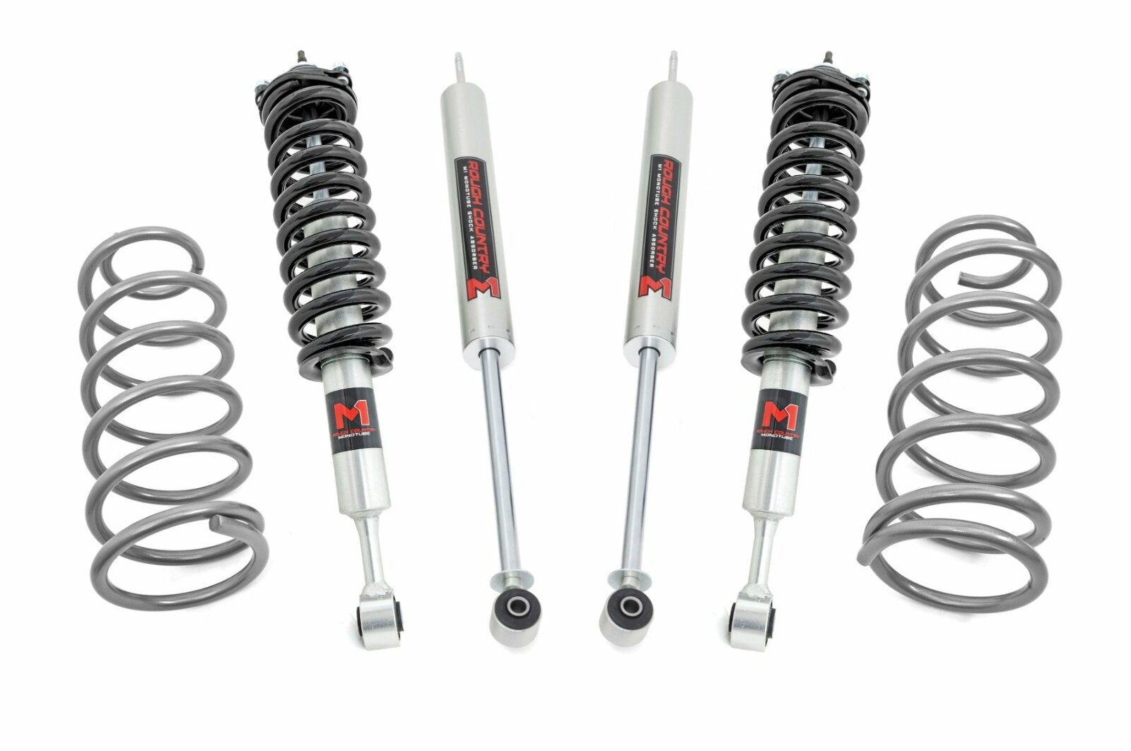 Rough Country 2 Inch Lift Kit RR Coils M1 Struts for Toyota 4Runner 4WD 10-23 -1