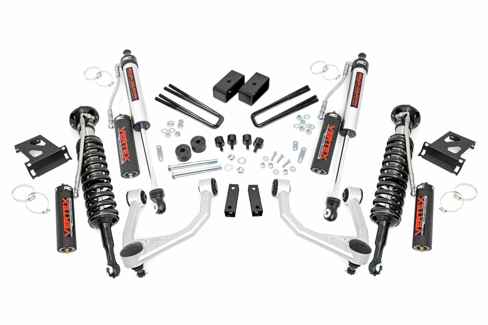 Rough Country 3.5in For Toyota Bolt-On Lift Kit w/Vertex 07-21 Tundra 4WD -1
