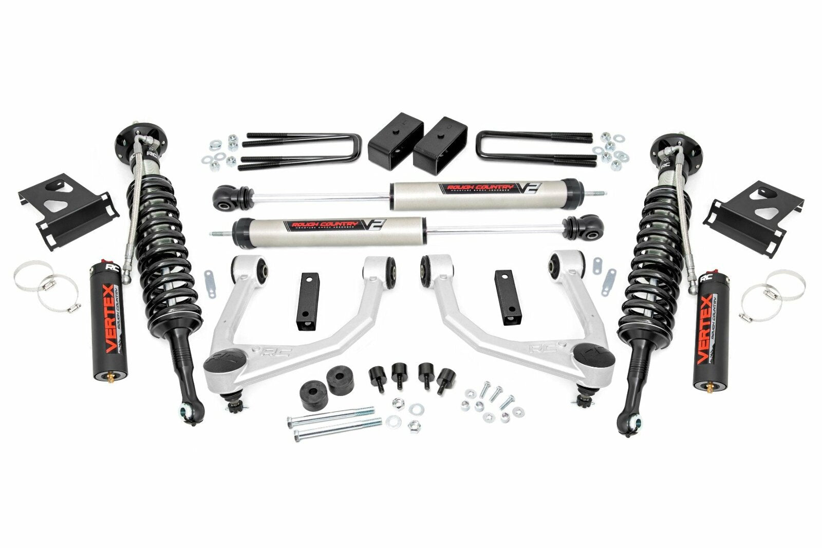 Rough Country 3.5"For Toyota Lift Kit w/Vertex & V2 Shocks 07-21 Tundra 4WD -1