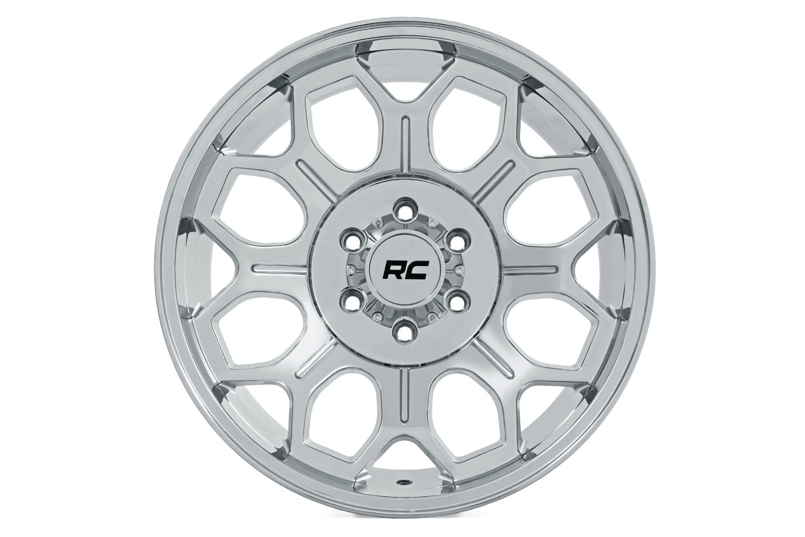 Rough Country 77 Series Wheel One-Piece Chrome 22x12 8x6.5 -44mm