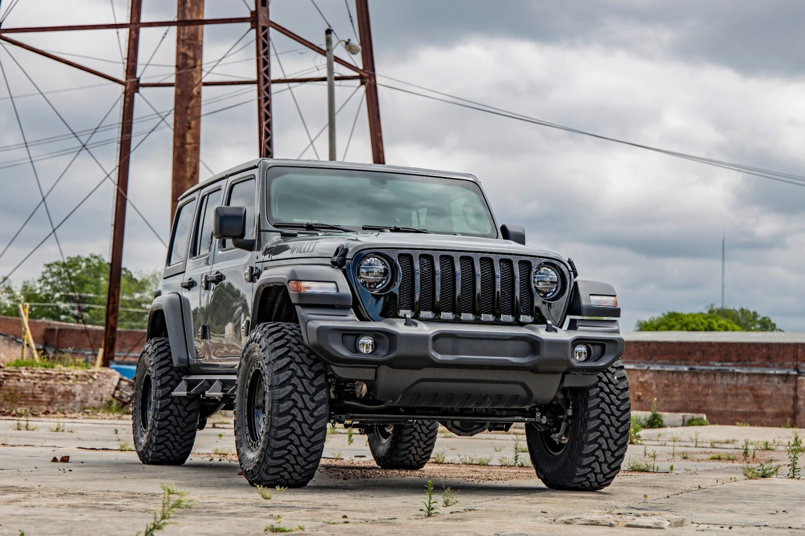 Rough Country 3.5" Suspension Lift Kit Control Drop fits 20 Wrangler JL Diesel -2