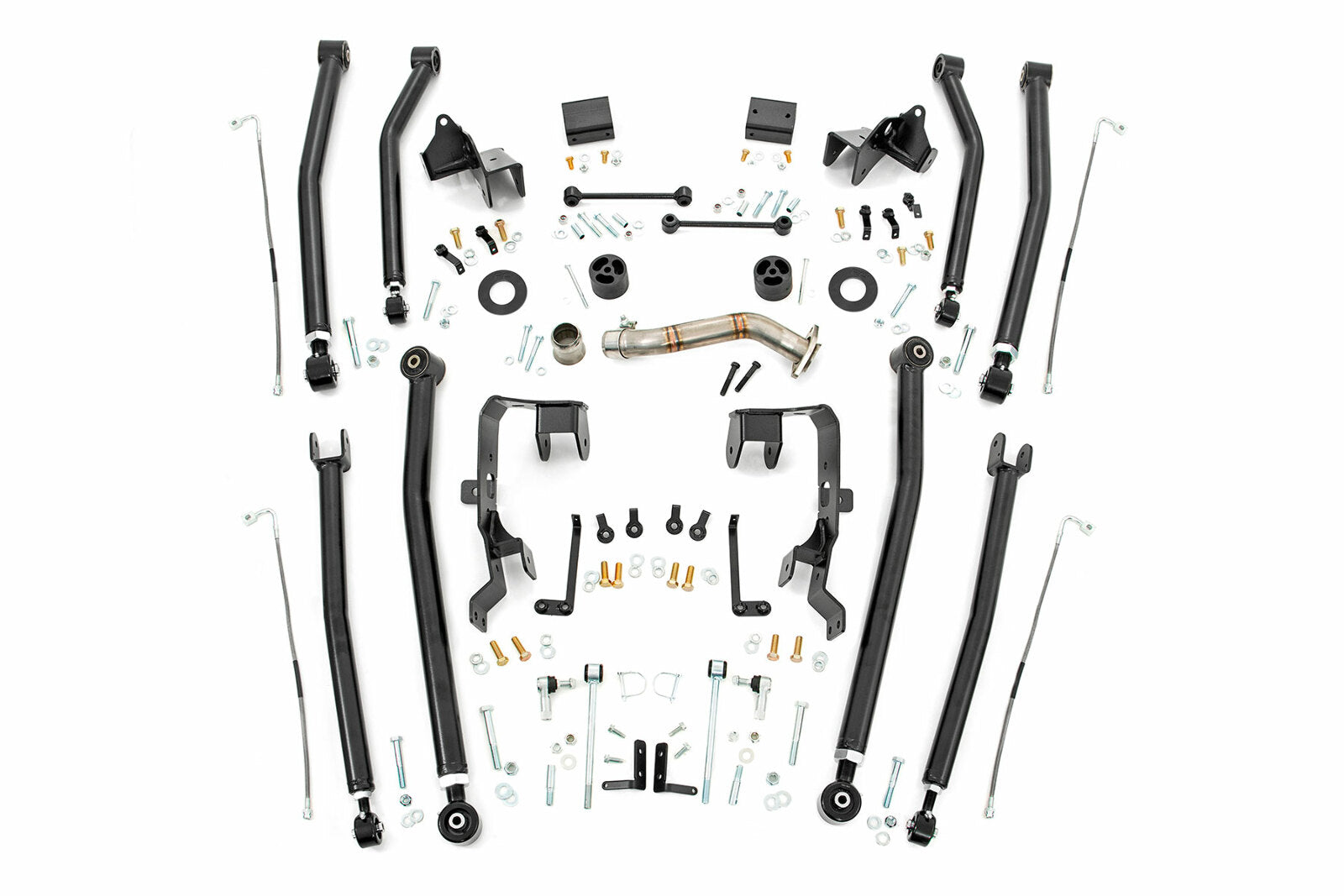 Rough Country 4in For Jeep Long Arm Upgrade Kit 07-18 Wrangler JK -1
