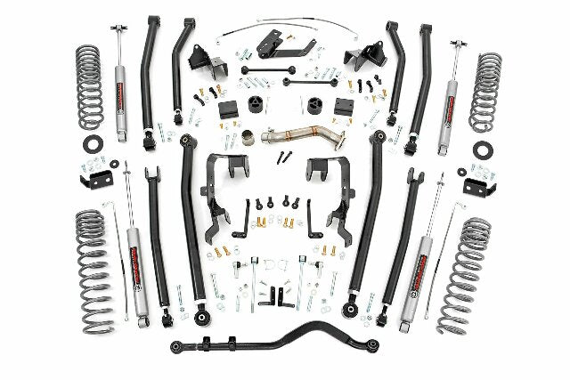 Rough Country 4in Long Arm Suspension Lift Kit for 12-18 Wrangler JK 4-door 78630A