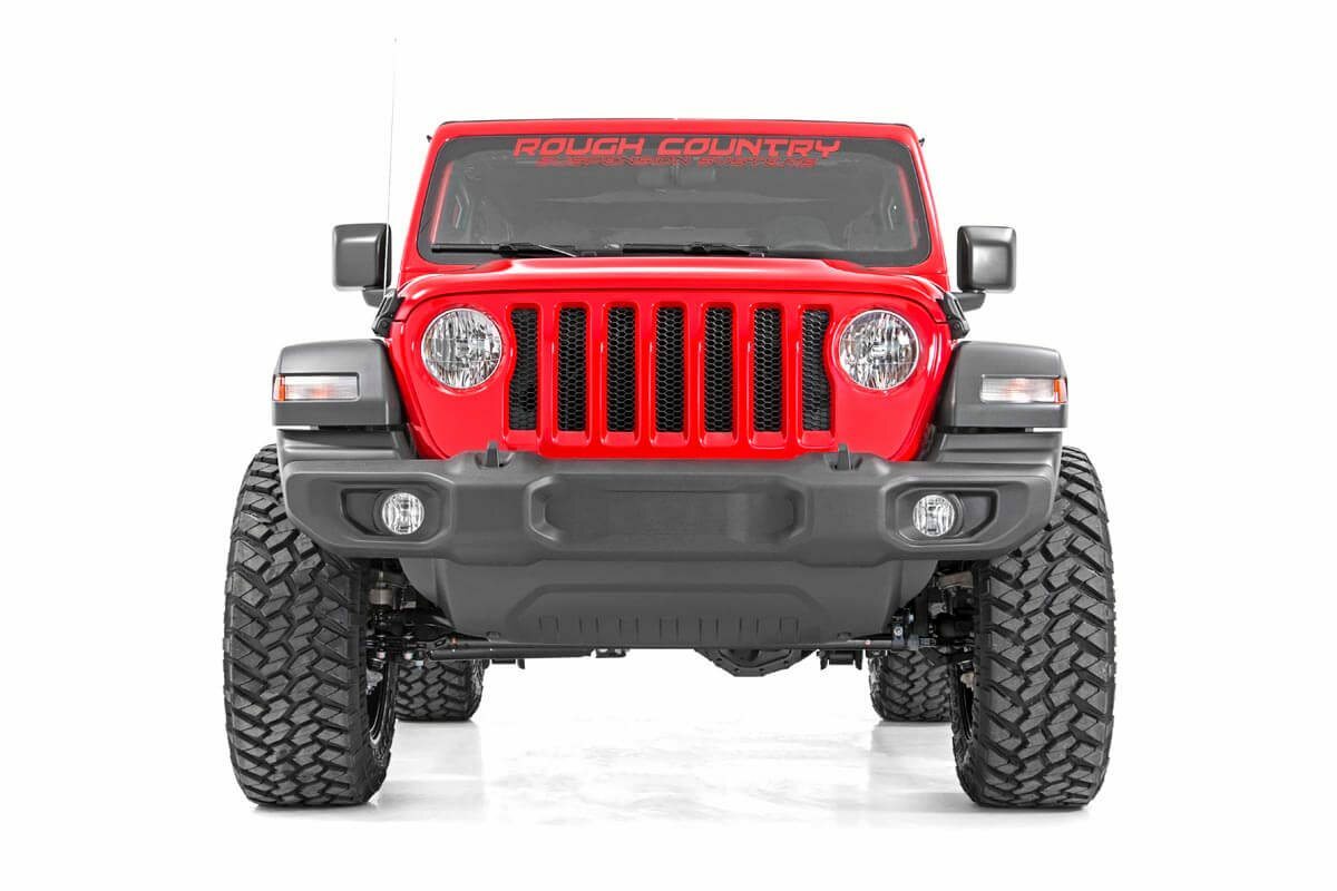 Rough Country 2.5" Lift Kit Spacers for Jeep Wrangler JL/JLU 2024 -4