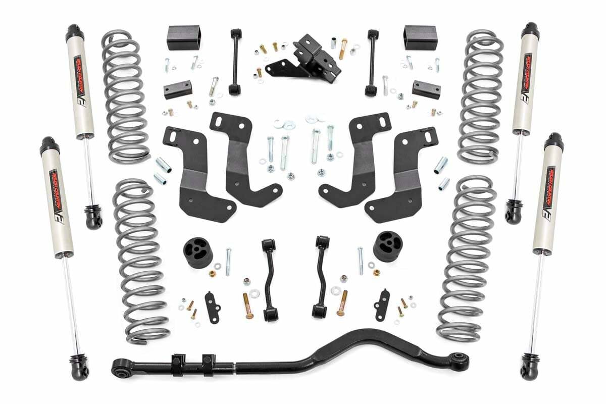 Rough Country 3.5" Lift Kit C/A Drop Stage 1 V2 for Jeep Wrangler Unlimited 2024 -1