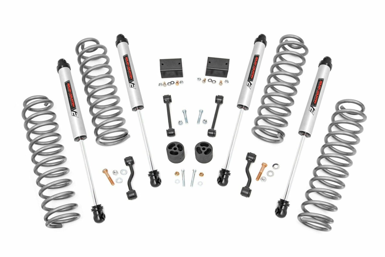 Rough Country 2.5" Lift Kit Coils V2 for Jeep Wrangler JL 4WD 2024 -1