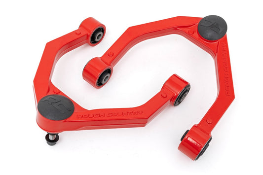 Rough Country Red Upper Control Arms OE Upgrade for Nissan Titan XD 4WD 16-23