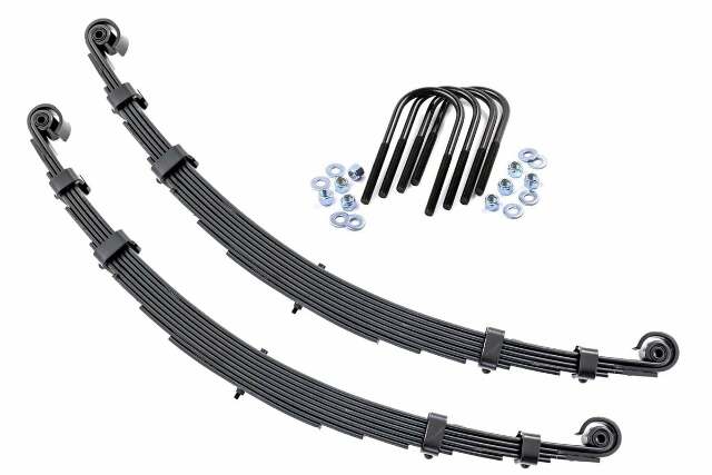 Rough Country Front Leaf Springs 2.5" Lift Pair For Jeep CJ 4wd 1959-1968 8005Kit