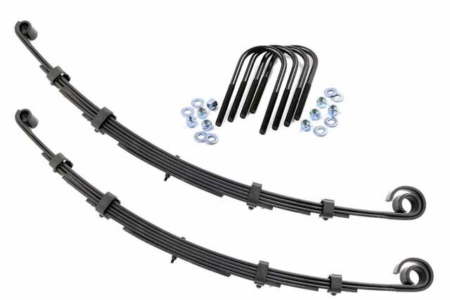Rough Country Front Leaf Springs 2.5" Lift Pair For Jeep CJ 7 4wd 1976-1986 8007Kit